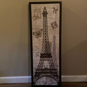 Eiffel tower canvas
